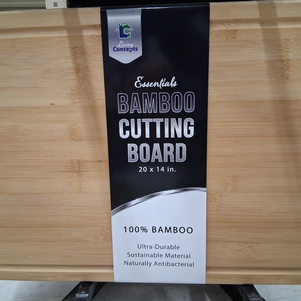 Bamboo Cutting Board by Essentials 20 X 14 Inch